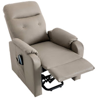 Thumbnail for Massage Recliner Chair Electric Power Lift Chairs With Side Pocket, Adjustable Massage and Heating Function for Adults A