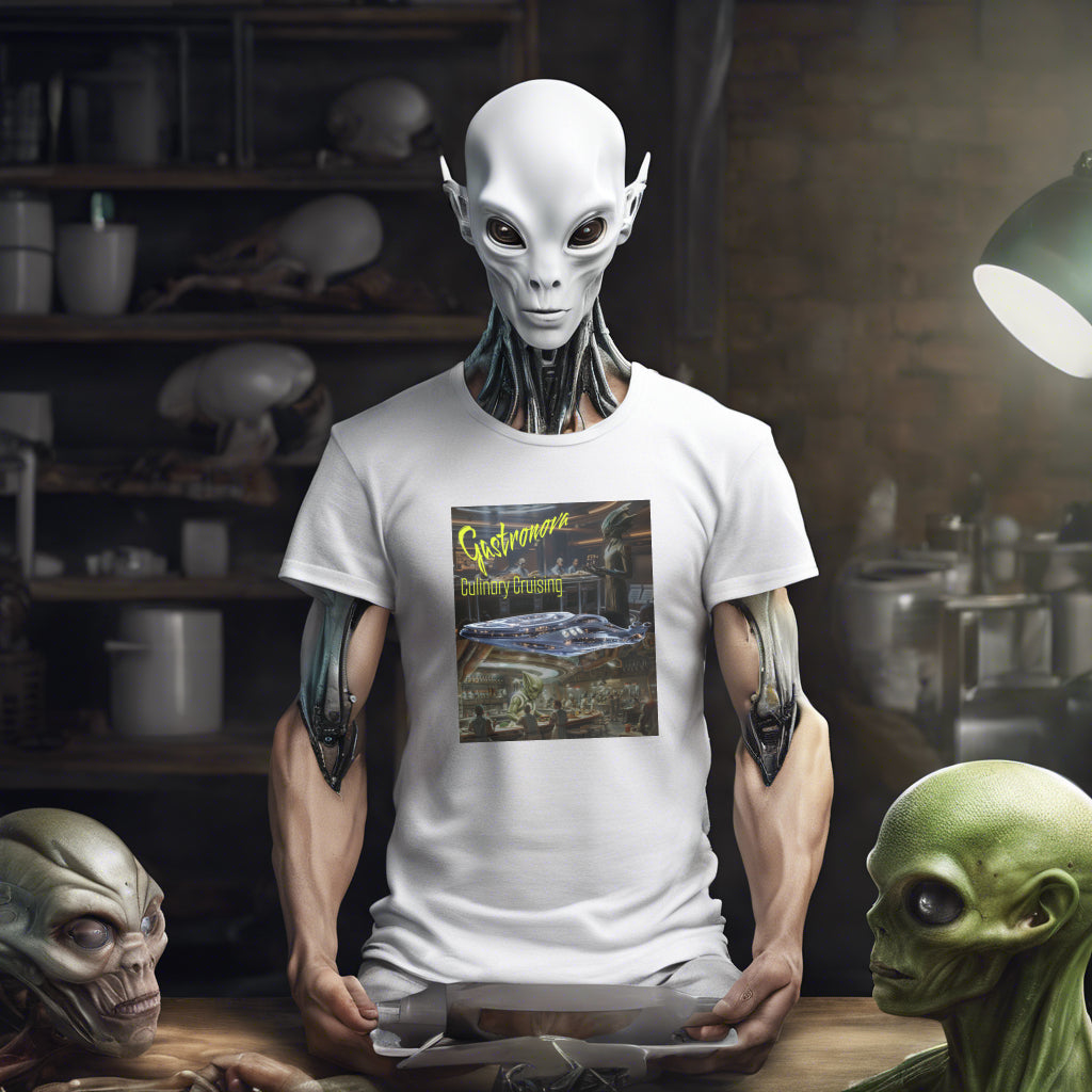 Gastrnova T-Shirt, Alien Tee, Daily Spaceship T-Shirt - 2 COLORS -