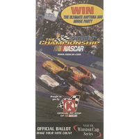 Thumbnail for Vintage 2001 🏆 NASCAR Winston Cup Ballot, Year Tragic Loss Dale Earnhardt RIP!