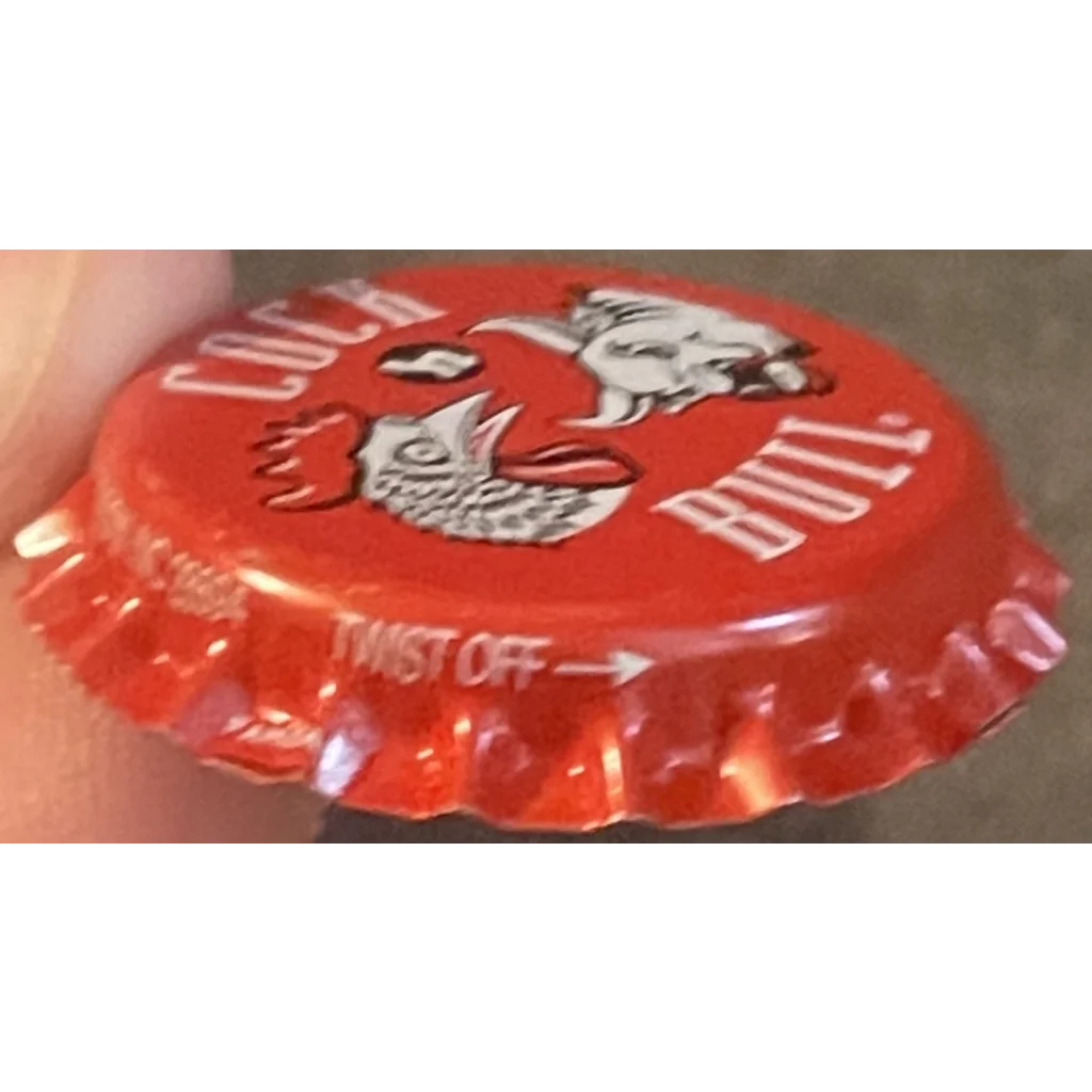 Vintage 1970s Cock N Bull Soda Bottle Cap, Incredible Collectible!