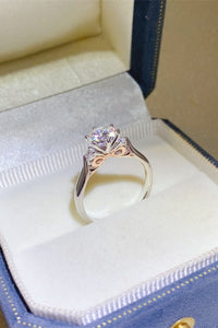 Thumbnail for 2 Carat Moissanite 925 Sterling Silver Ring