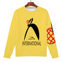 Thumbnail for GLYPHIC BIG STEPPIN INTERNATIONAL - D84 Women's All Over Print Sweatshirt - 1 COLOR -