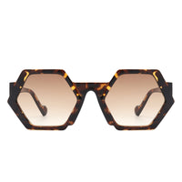 Thumbnail for Cramilo - Starpath - Geometric Round Irregular Tinted Fashion Sunglasses - 6 COLORS -