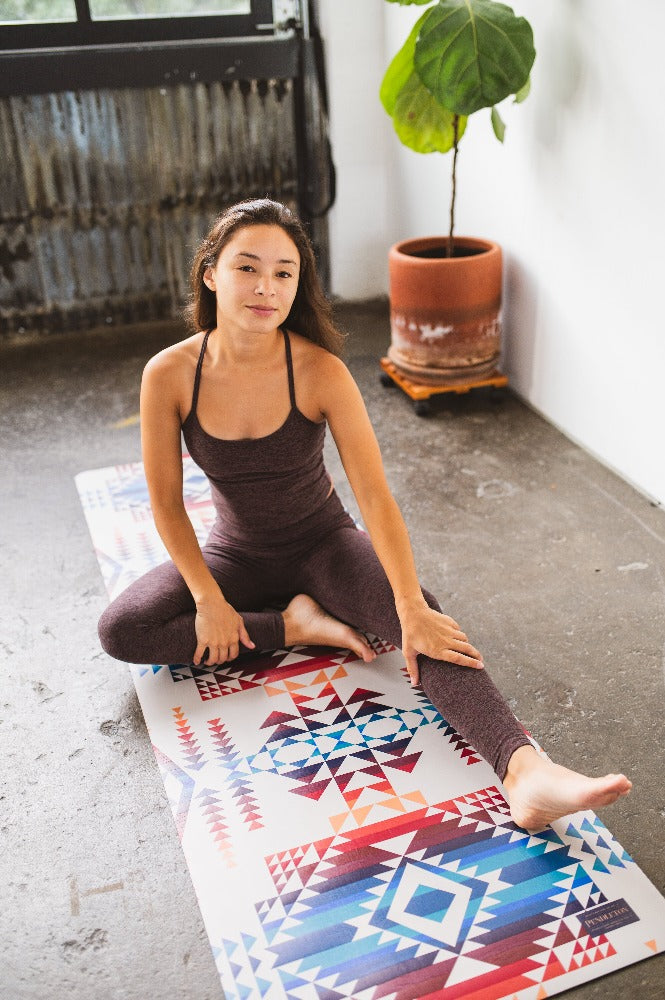 Pendleton X Yune Natural Rubber Yoga Mat Pilot Rock -