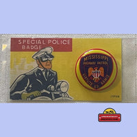 Thumbnail for Rare 👮 Vintage 1950s Tin Litho Special Police Badge Mississippi Highway Patrol