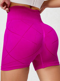 Thumbnail for High Waist Active Shorts - 3 SIZES - T - 4 COLORS -