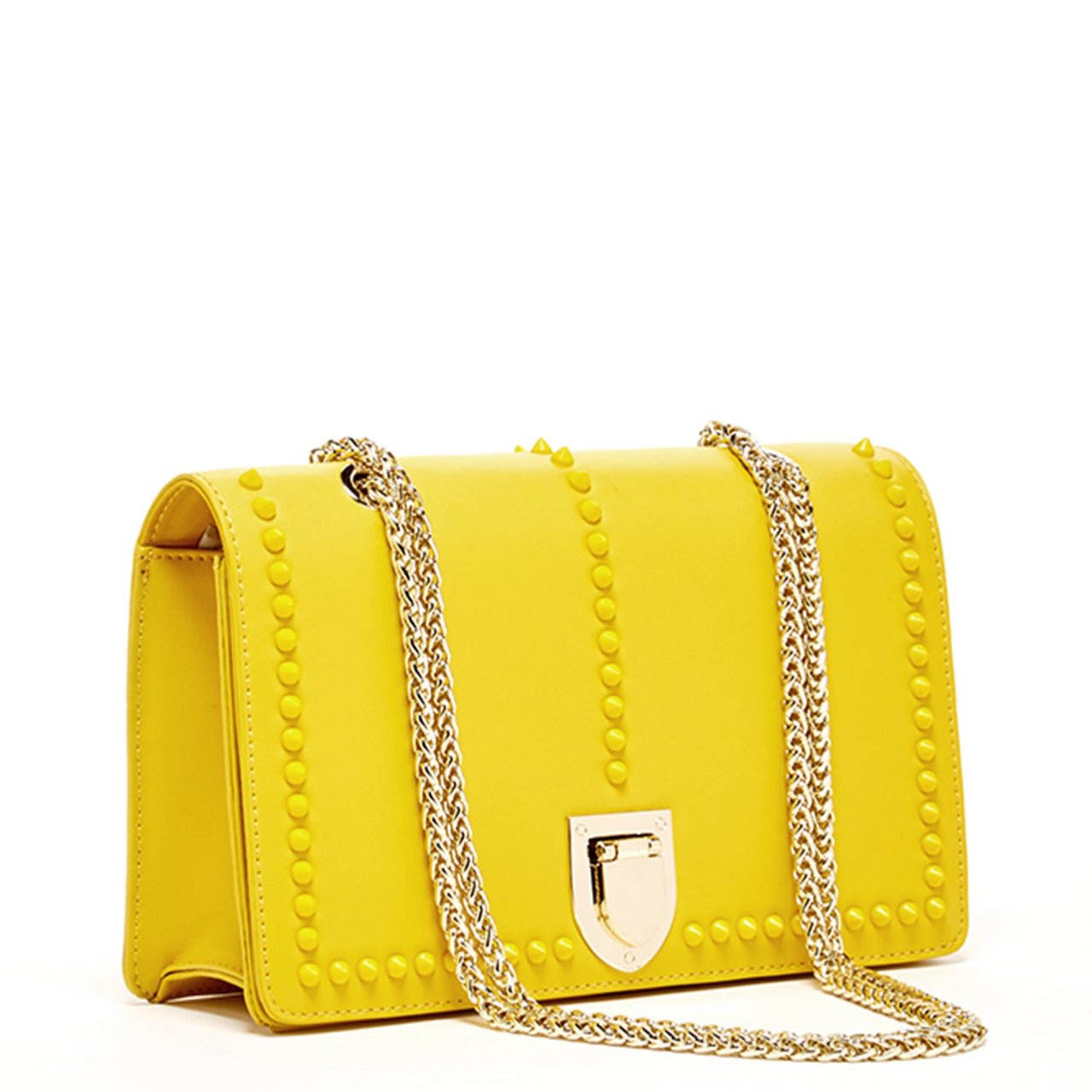 Josie Mustard Yellow Leather Purse -