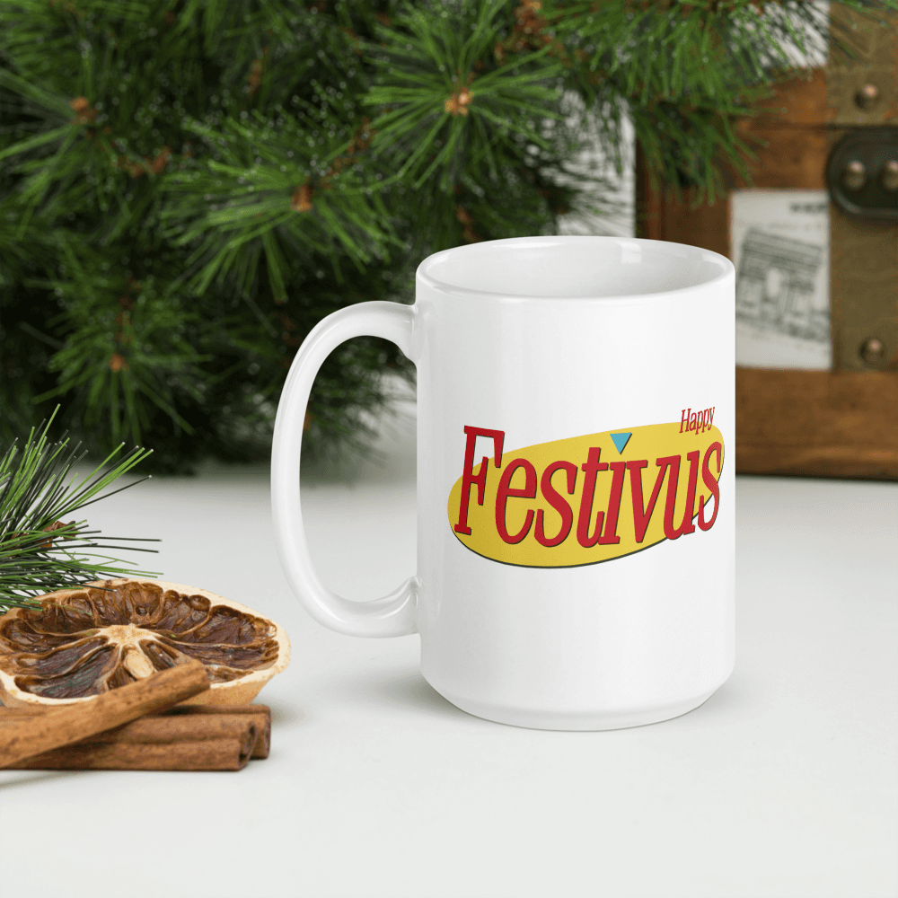 Happy Festivus for the Rest of Us, Seinfeld Mug - 2 SIZES - 1 COLOR -