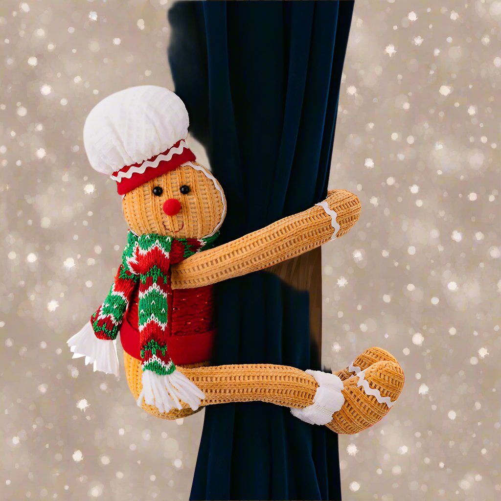 Gingerbread Curtain Clasp - [5-10 DAY DELIVERY] - T - 2 COLORS -