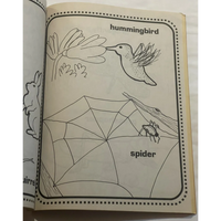 Thumbnail for Vintage 1993 My First Word Book Coloring Book, Glimpse Into Past!