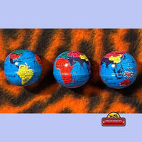 Thumbnail for 3, 6 or 12 Vintage Tin Globes 1980s, Earth, Possible Stash, Pill Box, Very Neat and Historically Accurate