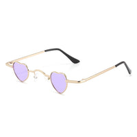 Thumbnail for Cramilo - Zyral - Metal Heart Shaped Tinted Mini Color Pop Sunglasses - 6 COLORS -