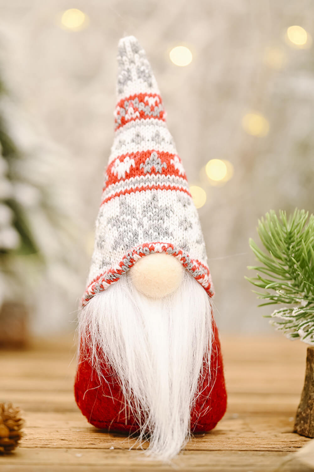 3-Pack Christmas Snowflake Hat Gnomes - 7" - [5-10 DAY DELIVERY] - 3 PCS. -