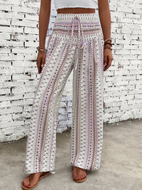 Thumbnail for Printed Wide Leg Pants - Beach or Everday - T - 5 COLORS -