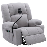 Thumbnail for Power Lift Recliner Chair Electric Recliner for Elderly Recliner Chair With Massage and Heating Functions, Remote, Phone