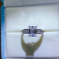 Thumbnail for 3 Carat Moissanite 925 Sterling Silver Ring