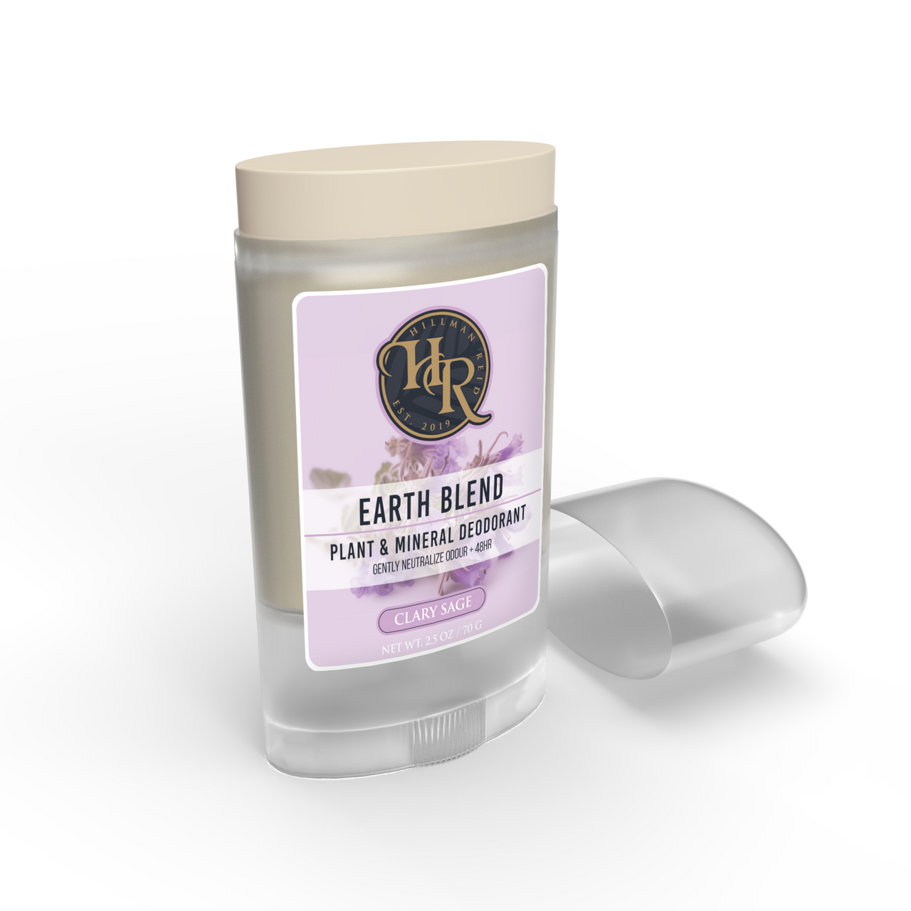 Clary Sage Earth Blend Deodorant Stick -