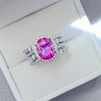 Thumbnail for 3 Carat Moissanite 925 Sterling Silver Ring