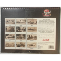 Thumbnail for Vintage 1990s Coke Coca Cola Travel Refreshed Calendar, 1920s - 1940s Americana!