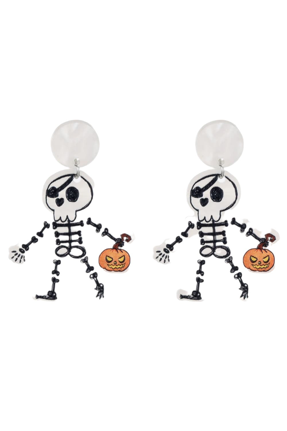 Halloween Theme Earrings - T - 6 TYPE / COLORS -