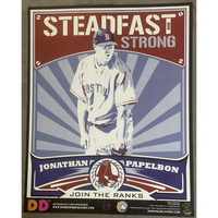 Thumbnail for ⚾ MLB, Boston Red Sox, Dunkin' Poster, Steadfast and Strong, Jonathan Papelbon!