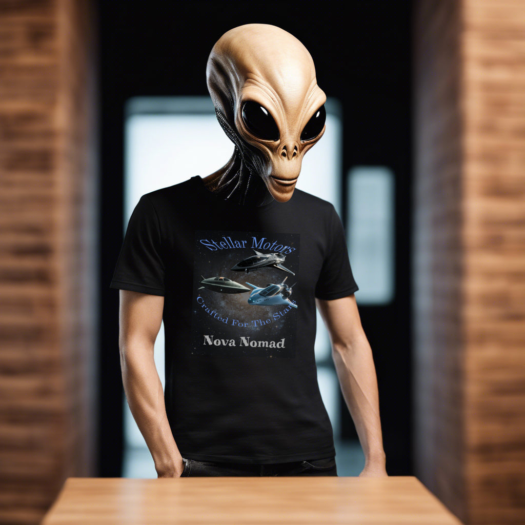 Nova Nomad, Alien T-Shirt, Daily Spaceship - 1 COLOR -