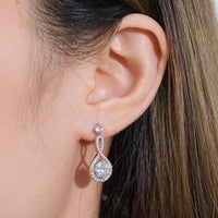 Thumbnail for 1 Carat Moissanite 925 Sterling Silver Earrings