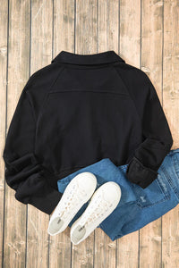 Thumbnail for Half Zip Long Sleeve Sweatshirt - T - 1 COLOR -