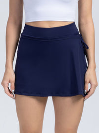 Thumbnail for High Waist Active Skort with Pockets - T - 7 COLORS -