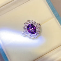 Thumbnail for 2 Carat Moissanite 925 Sterling Silver Ring