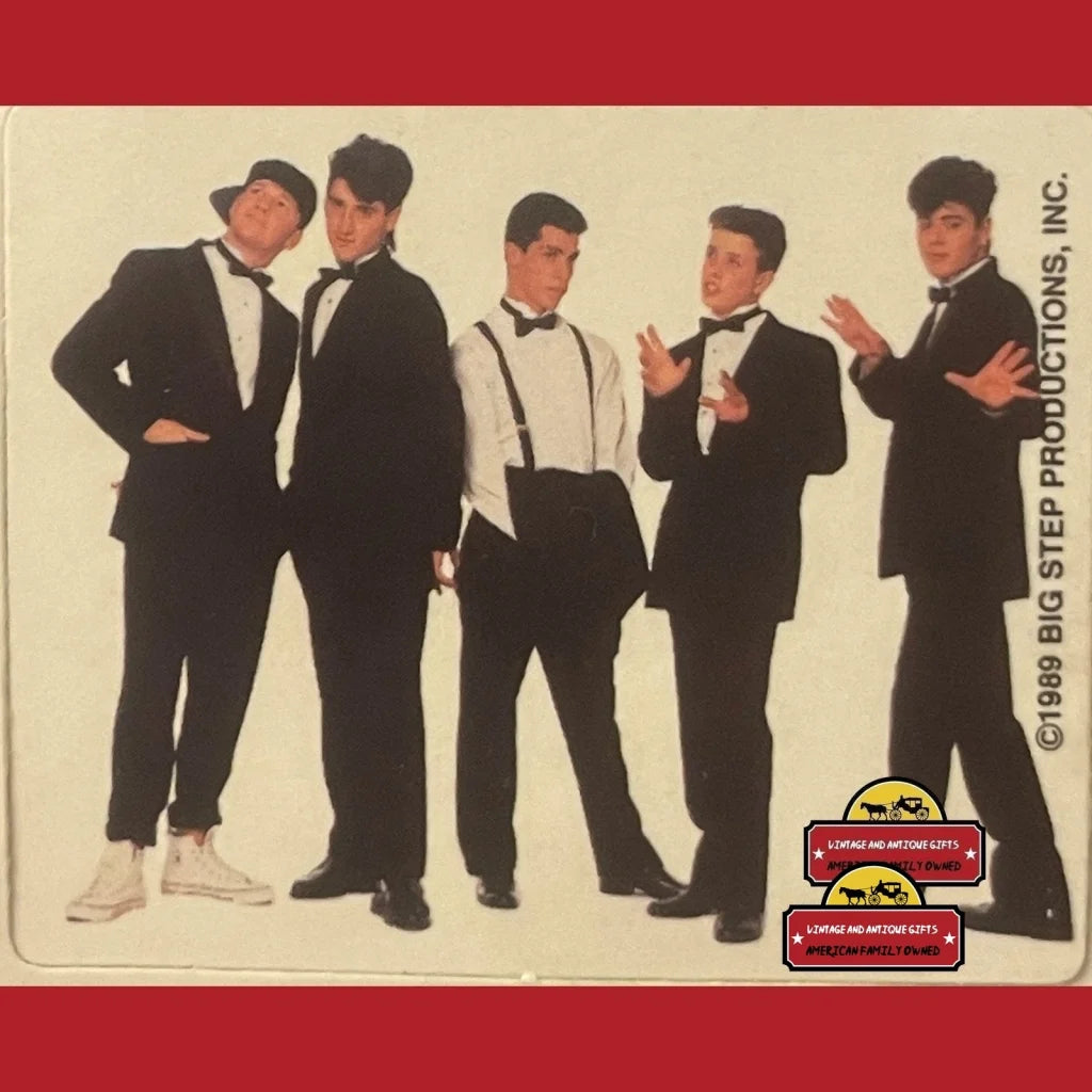 Vintage 1989 NKOTB New Kids on the Block Stickers, Boston, MA, Highly Collectible!