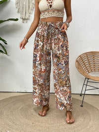 Thumbnail for Printed Wide Leg Pants - Beach or Everday - T - 5 COLORS -