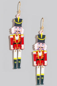 Thumbnail for Fame Acrylic Nutcracker Dangle Earrings - T - 2 COLORS -