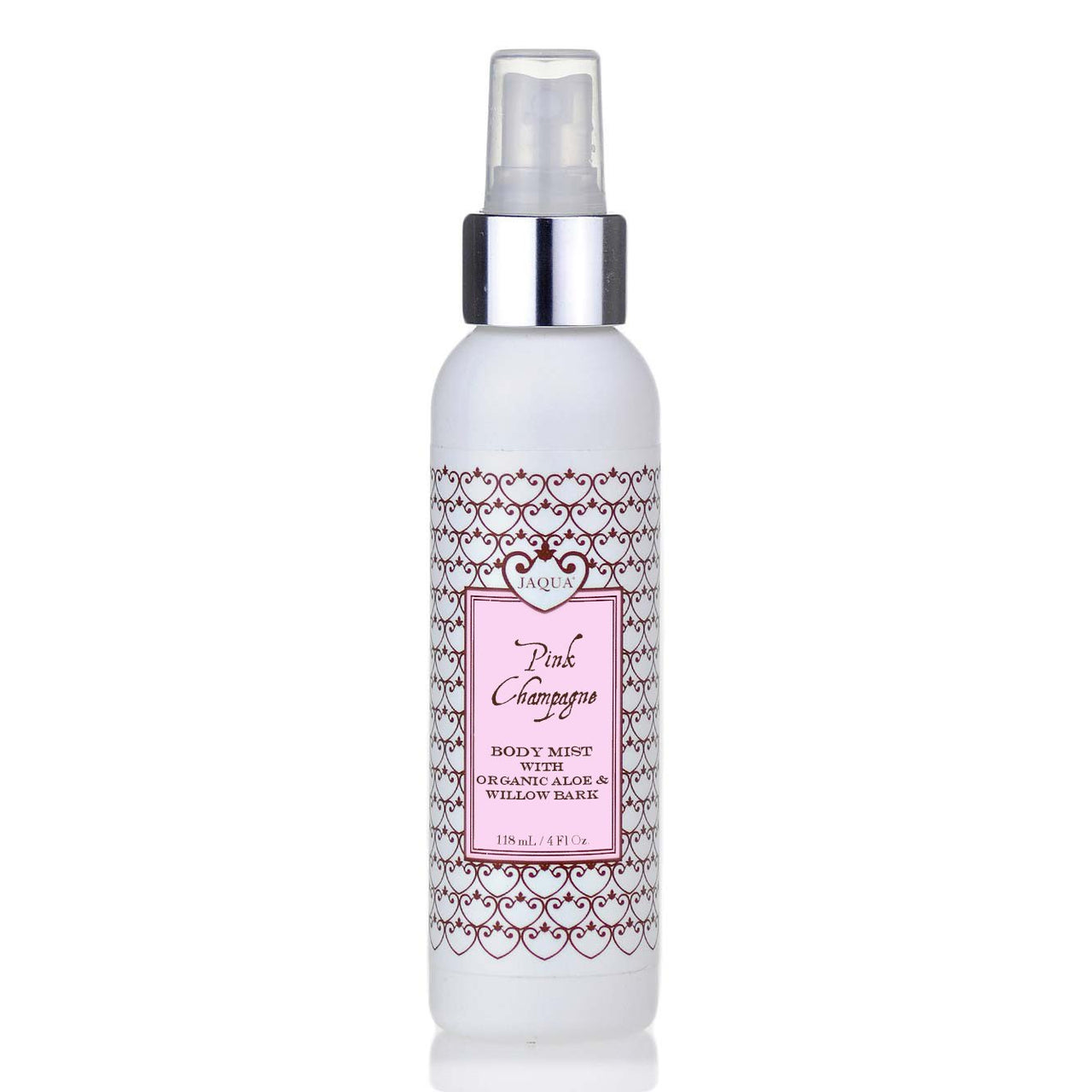 JAQUA - Pink Champagne Hydrating Body Mist With Organic Aloe & Willow Bark -