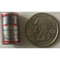 Thumbnail for Vintage 1970s Mini Budweiser Beer Can Vending | Gumball, Never Opened!