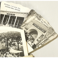 Thumbnail for Rare Antique 1900s - 1910s 🎢 Dominion Park Fan Postcard, Montreal, Quebec, Canada 🍁