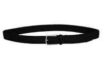 Thumbnail for Jkel - Volga Black Plaited Men Stretch Belt -