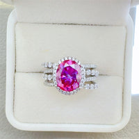 Thumbnail for 3 Carat Moissanite 925 Sterling Silver Ring