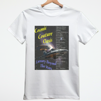 Thumbnail for Cosmic Couture Oasis T-Shirt, Daily Spaceship Tee, Alien T-Shirt - 2 COLORS -