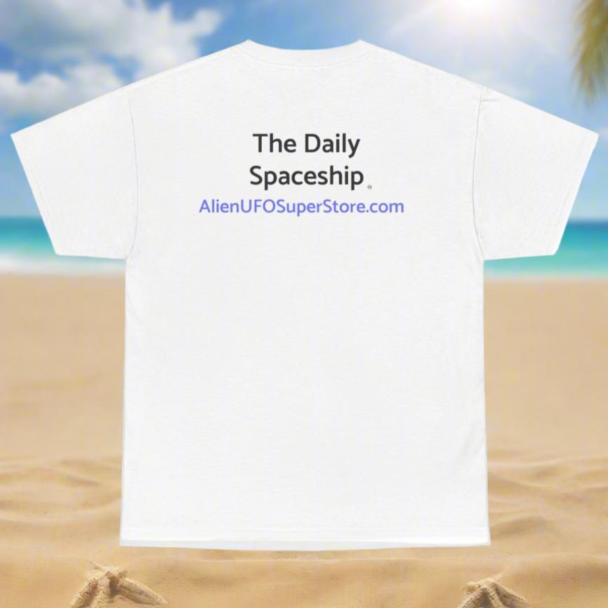 Fun Spheres T-Shirt, Daily Spaceship Tee, Alien T-Shirt - 2 COLORS -