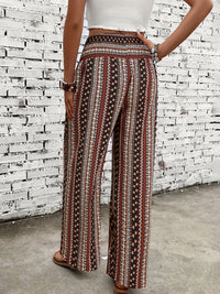 Thumbnail for Printed Wide Leg Pants - Beach or Everday - T - 5 COLORS -