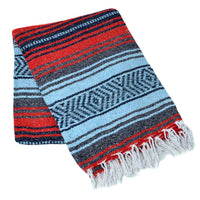 Thumbnail for OMSutra - Yoga Studio Handwoven Classic Falsa Mexican Blanket - 74