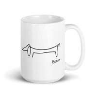 Thumbnail for Pablo Picasso Dachshund Dog (Lump) Artwork Mug - 2 SIZES - 1 COLOR -