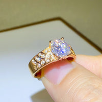 Thumbnail for 1.5 Carat 925 Sterling Silver Moissanite Ring