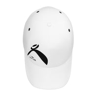 Thumbnail for OOTO - BIG STEPPIN GLYPHIC STRETCHING EN BLACK OVER WHITE - C_T9 Curved Brim Baseball Cap - 1 COLOR -