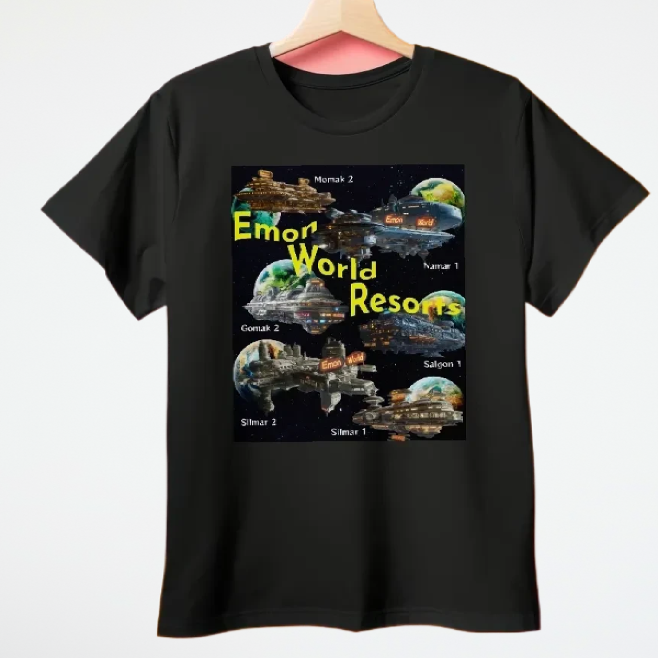 Celestial Resort Orbiter T-Shirt, Alien Resort T-Shirt - 2 COLORS -