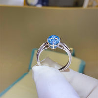 Thumbnail for 2 Carat Moissanite 925 Sterling Silver Ring