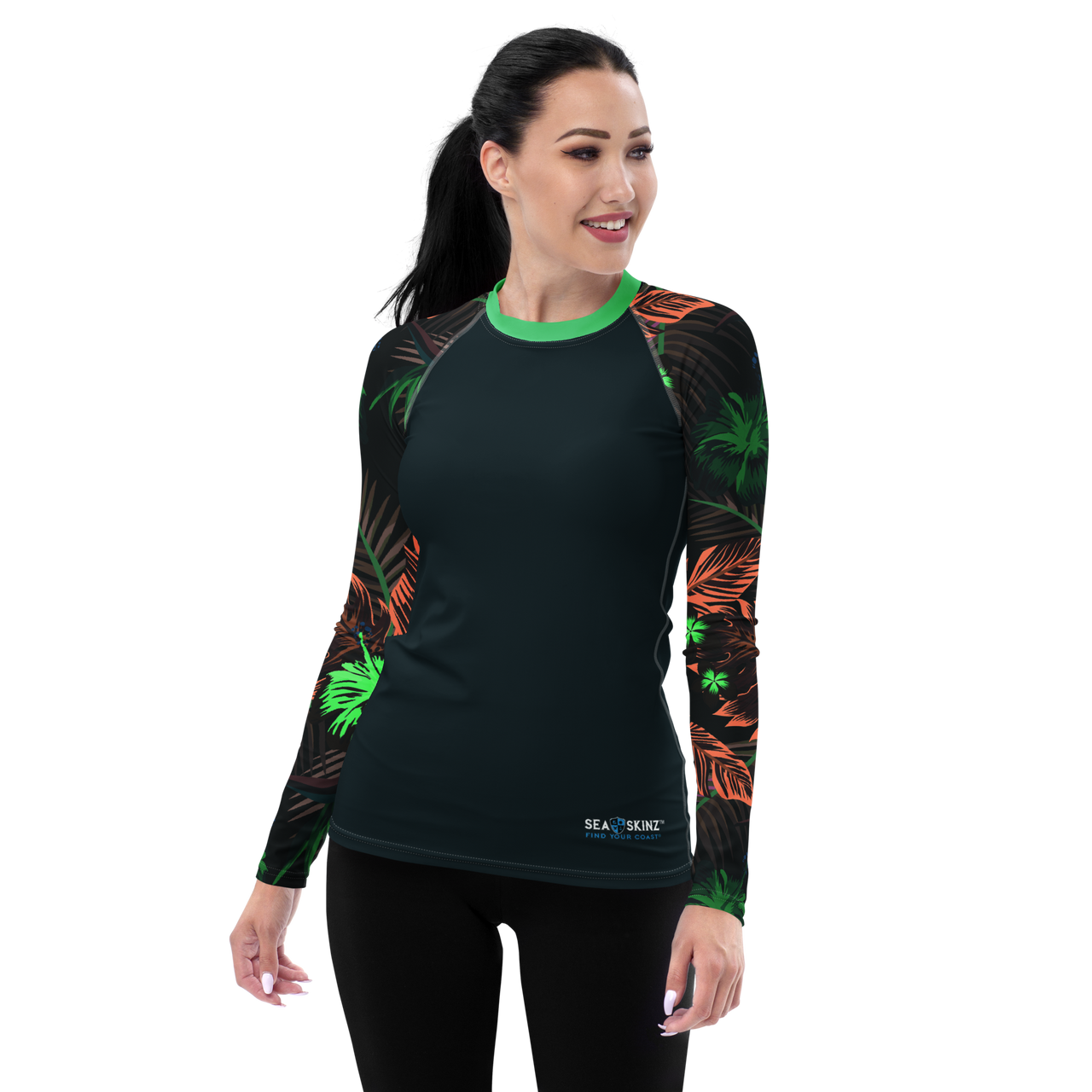 FYC - Find Your Coast® Veronica Sleeve Sea Skinz Rash Guard UPF 50+ - 1 COLOR -