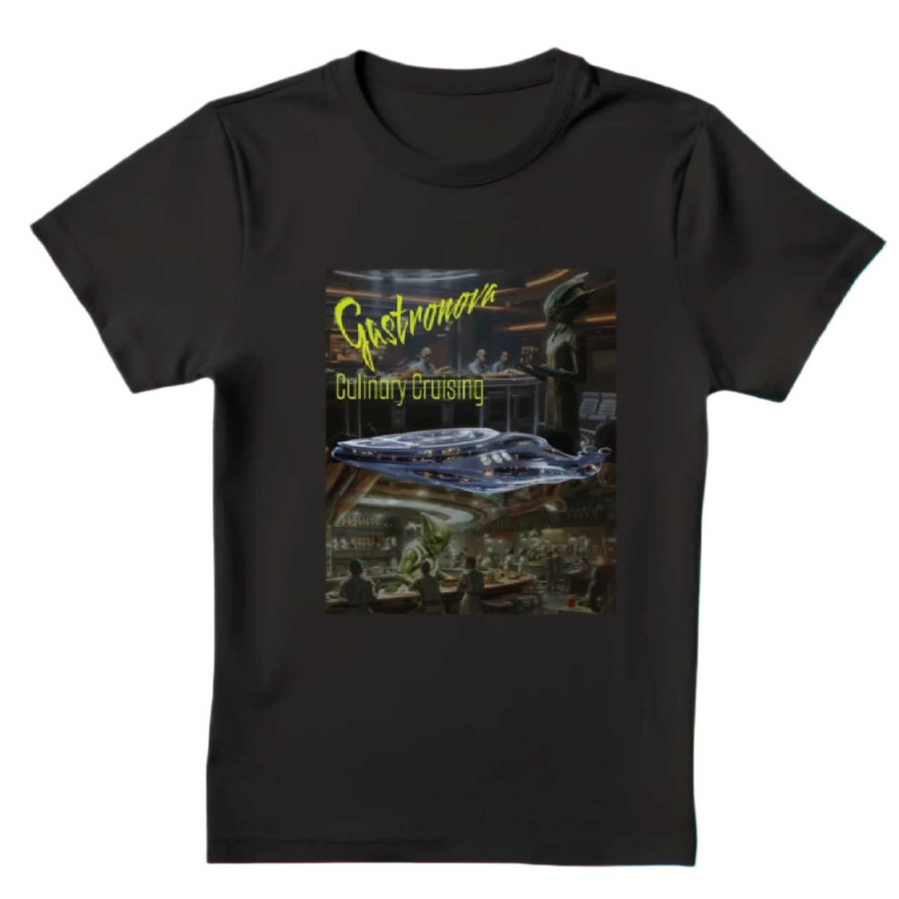 Gastrnova T-Shirt, Alien Tee, Daily Spaceship T-Shirt - 2 COLORS -