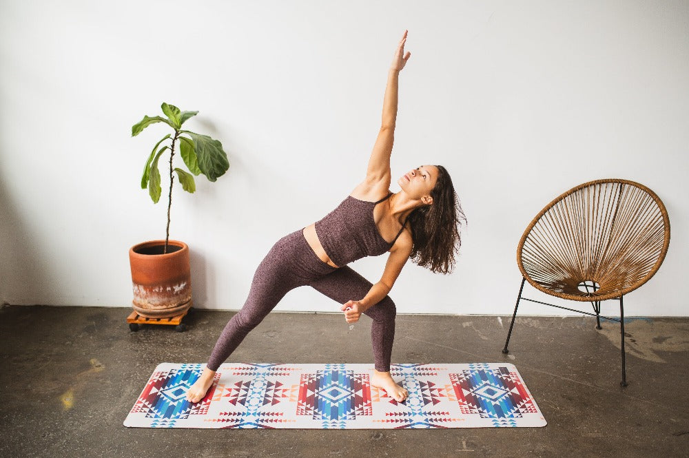 Pendleton X Yune Natural Rubber Yoga Mat Pilot Rock -